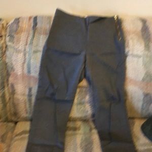 Gray high waisted pants